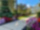 Landscaped pathway with vibrant flowers leading to a building entrance. HOA Maintenance | Down To Earth Landscaping | Jackson New Jersey, USA (732) 833-7702
